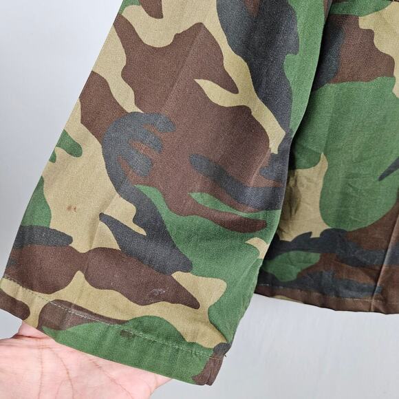 NEW Tricia Fix Upcycled Camo Shirt XS Embroidered Boho Army Teal OOAK NWT - Picture 11 of 15